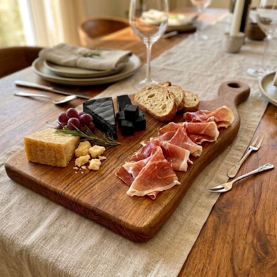 Handcrafted Organic Ash Serving Board