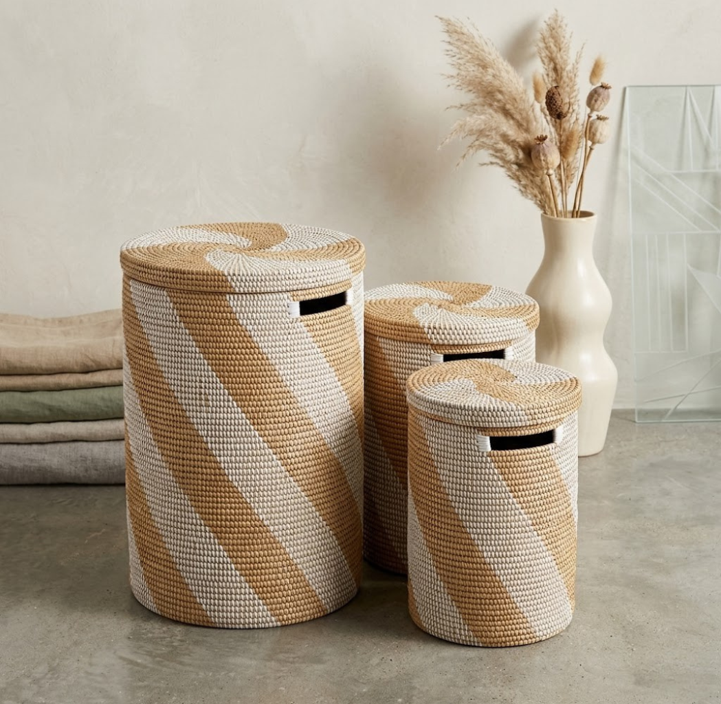 Basket Laundry Corin Motif
