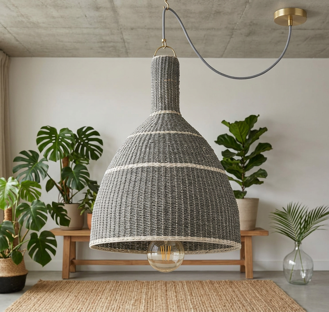 Seagrass + rattan decor