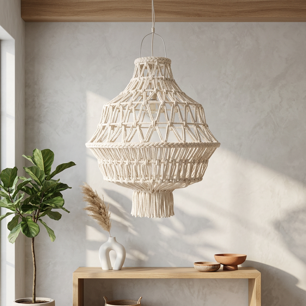 Woven cotton decor